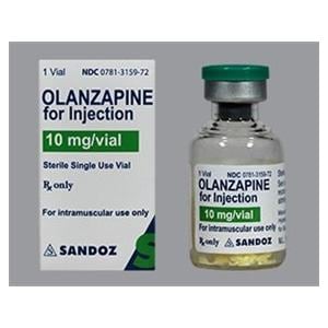 Olanzapine Injection 10mg/mL SDV 1mL 1/Cr