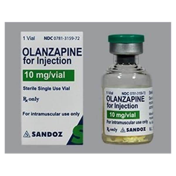 Olanzapine Injection 10mg/mL SDV 1mL 1/Cr