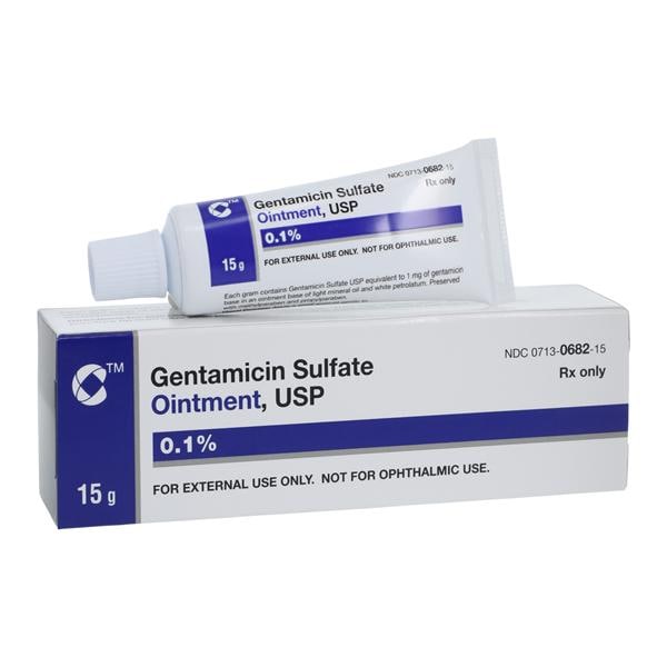 Gentamicin Sulfate Topical Ointment 0.1% Tube 15gm/Tb