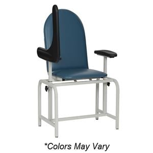 Solace Chair Blood Draw Royal Blue Powder Coated Steel Frame 300 Lb Ea