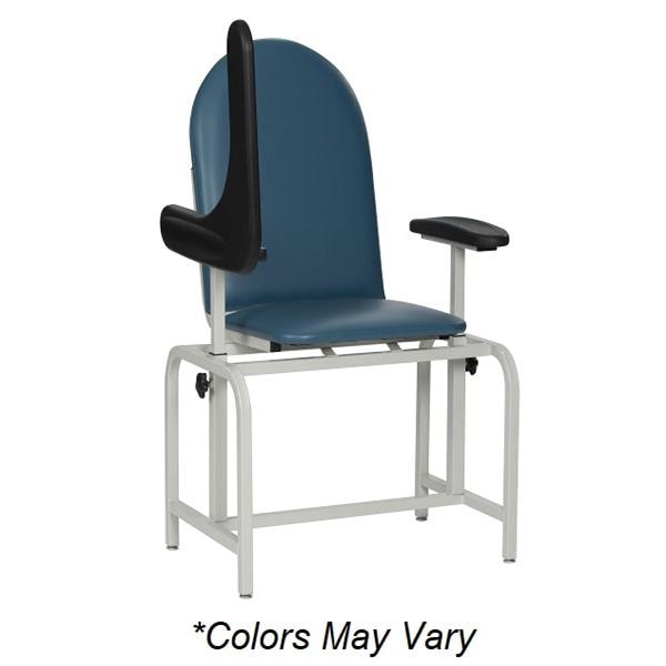 Solace Chair Blood Draw Royal Blue Powder Coated Steel Frame 300 Lb Ea