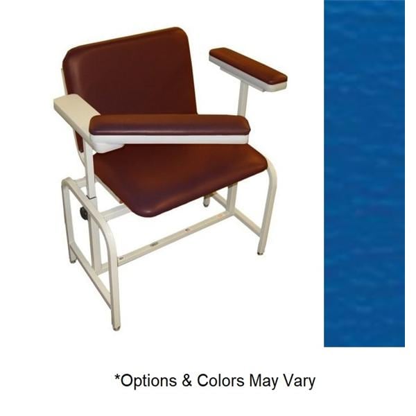 Unity Blood Draw Chair Royal Blue 450Lb Ea