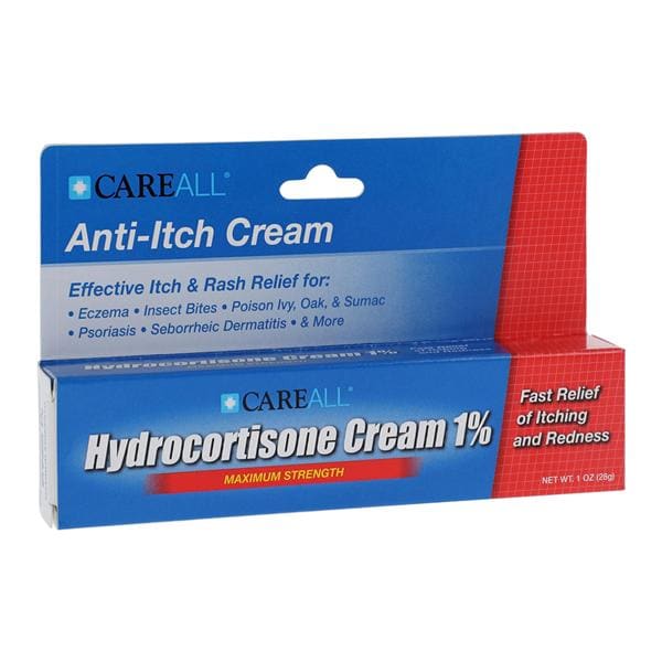 Hydrocortisone OTC 1% Cream 1% 1oz Tube 1oz/Tb, 72 TB/CA