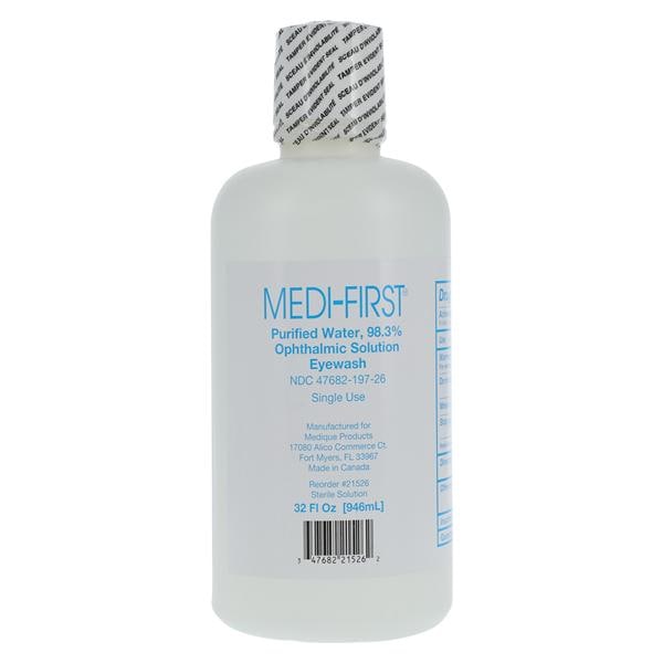 Medi-First Eye & Skin Wash Solution 98.3% 32oz/Bt