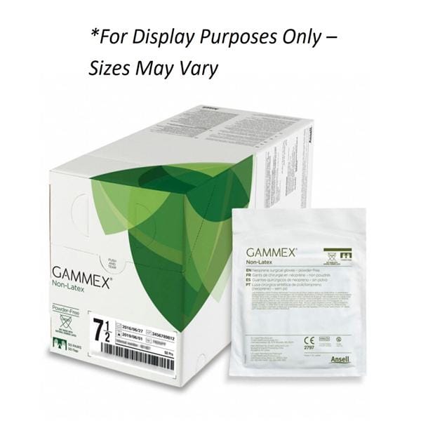 Gammex Polychloroprene Surgical Gloves 7 Green