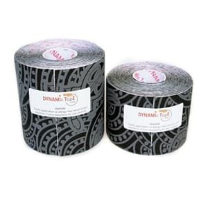 Dynamic Eco Tape Plastic 3"x16.4' Gray/Black 1/Rl