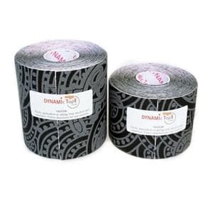 Dynamic Eco Tape Plastic 2x16.4" Black/Gray 6/Bx