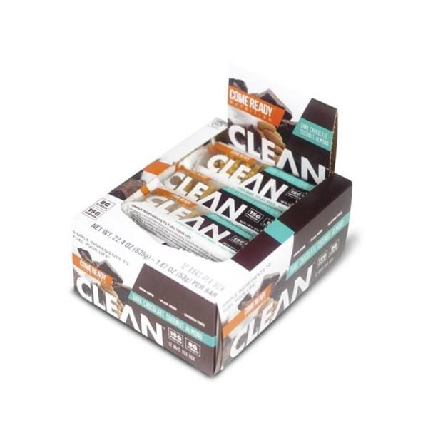 Ready Clean Prtn Bar Drk Choc Coco Almnd 1.87oz Individually Wrapped 144/Ca