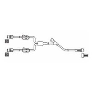 IV Extension Set 9" Y-Injection Site: 1" 2 Female Luer Lock Prim Infs 50/Ca