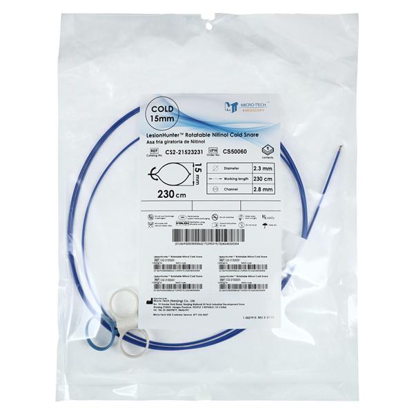 Micro-Tech Endoscopy Cold Snare 15mm Single-Use 10/Bx