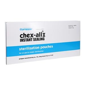 Chex-All II Sterilization Pouch Instant Seal 8 in x 16 in 125/Bx, 2 BX/CA