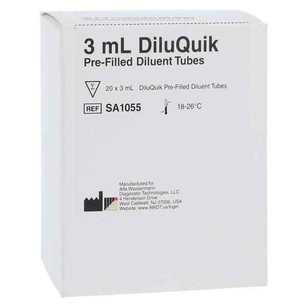 DiluQuik Dilution Tube 20/Kt