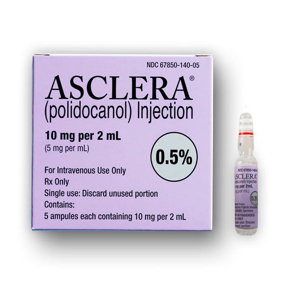 Asclera Injection 0.5% 5mg/mL Ampule 2mL 5/Package