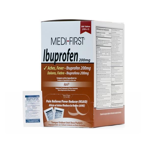 Ibuprofen Tablets 200mg Box 250x2/Bx