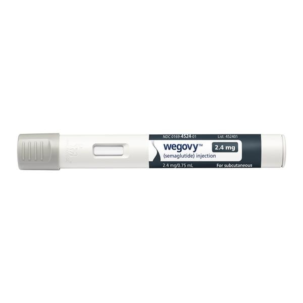 Wegovy Injection 2.4mg Prefilled Pen 0.75mL 4/Ct