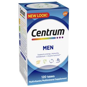 Centrum Multivitamin Tablets 120/Bt, 12 BT/CA