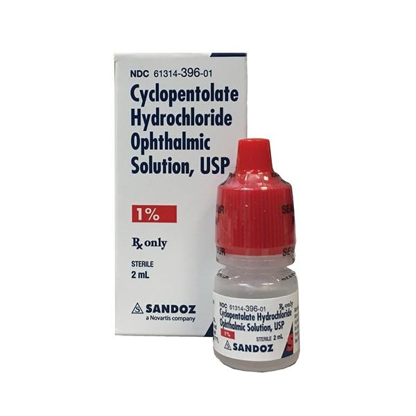 Cyclopentolate HCl Ophthalmic Solution 1% Bottle 2mL 2mL/Bt