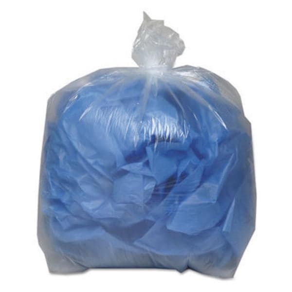 Liner Can LLDPE 45-50gal 1.1mil 40x46" Clear 125/Ca