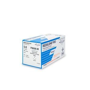 Reli Redilene Suture 5-0 18" Monofilament Polypropylene Mnflmnt YP-3 Blu 12/BX