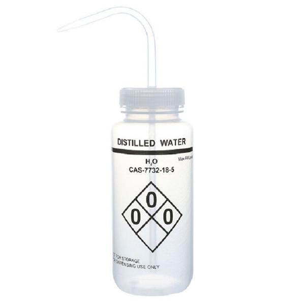 Wash Bottle Clear 500mL 6/Pk