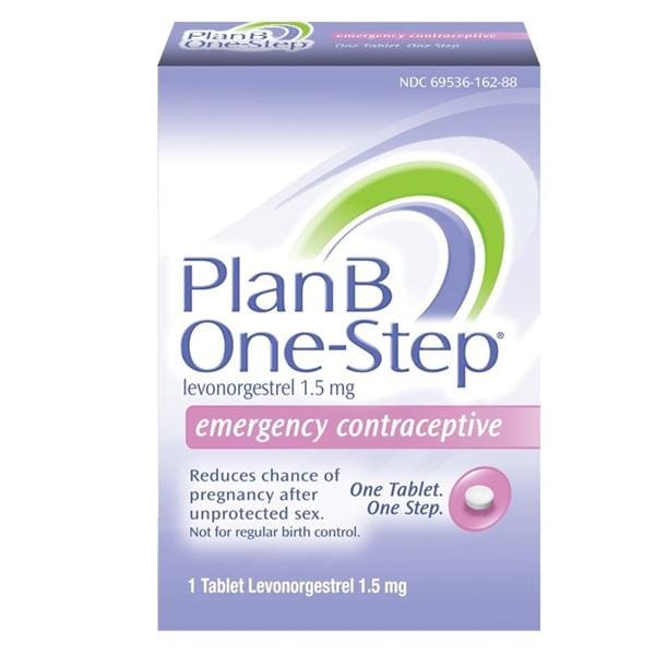 Plan B One-Step Tablets 1.5mg OTC Unit Dose 1/Pk