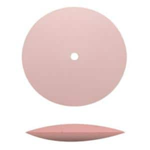 Rubber Wheels Silicone Porcelain Polishers Pink 12/Bx