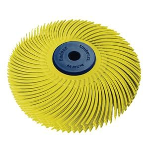 Sunburst Finishing & Polishing Abrasive Wheel Yellow Ea