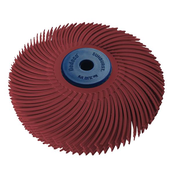 Sunburst Finishing & Polishing Abrasive Wheel Red Ea