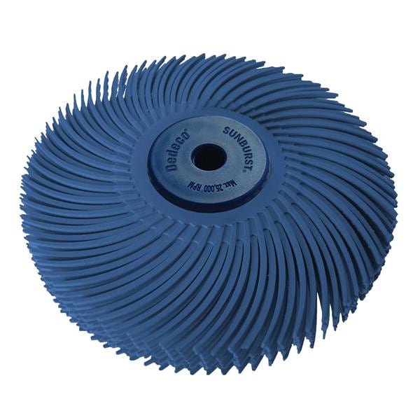 Sunburst Finishing & Polishing Abrasive Wheel Blue Ea