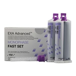 EXA ADVANCED Impression Material Crtrdg Fst Set 48 mL Monophs Rfl w/ Tps 2/Pk