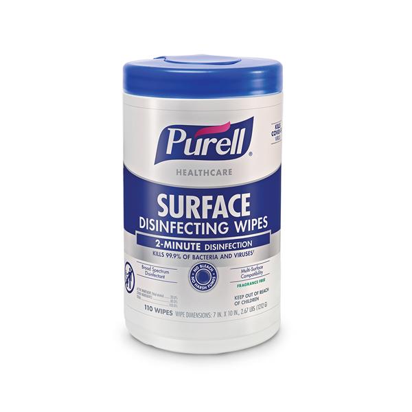 Purell Surface Disinfectant Wipes 110/Cn