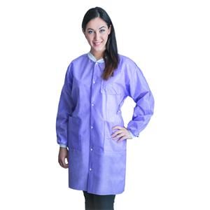 FitMe PPE Lab Coat Not Rated SMS Small Lavender 10/Bg