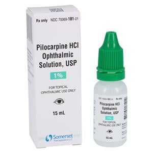 Pilocarpine HCl Ophthalmic Solution 1% Bottle 15mL 15mL/Bt