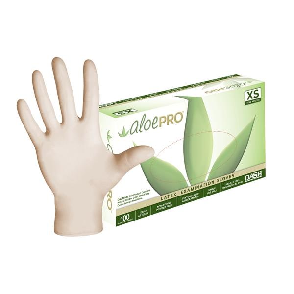 Latex Exam Gloves X-Small Natural Non-Sterile