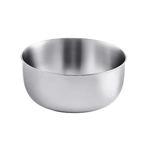 Sponge Bowl Round Stainless Steel Silver 1-2/5qt