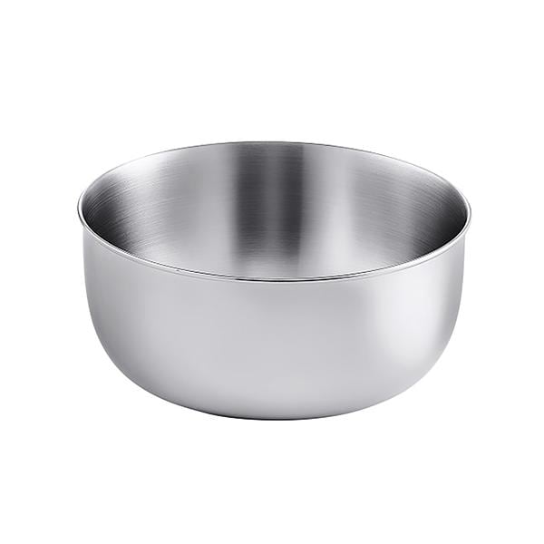 Sponge Bowl Round Stainless Steel Silver 1-2/5qt