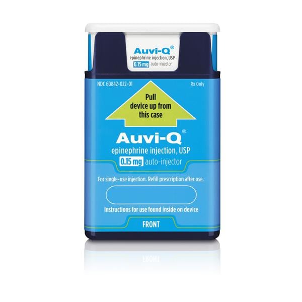 Auvi-Q Injection 0.15mg Auto-Injector 2/Pk