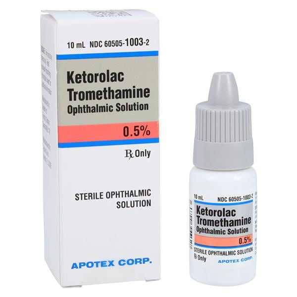 Ketorolac Ophthalmic Solution 0.5% Bottle 10mL 10mL/Bt