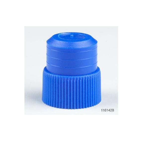 Hollow Top Plug Cap Polyethelyne Blue 1000/Bg