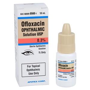 Ofloxacin Ophthalmic Solution 0.3% Bottle 10mL 10mL/Bt