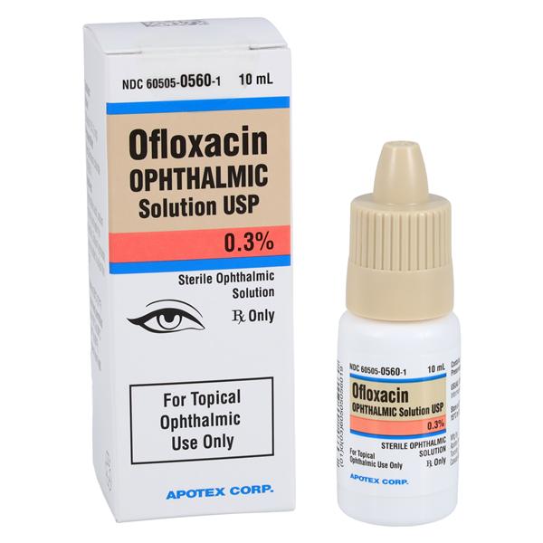 Ofloxacin Ophthalmic Solution 0.3% Bottle 10mL 10mL/Bt