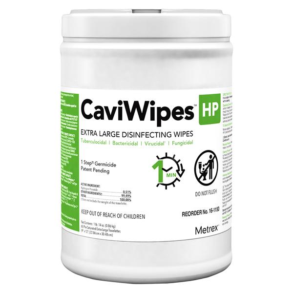 CaviWipes HP Surface Disinfectant X-Large Canister 65/Cn