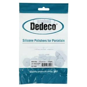 Silicone Rubber Wheels Porcelian Polishers White 12/Bx