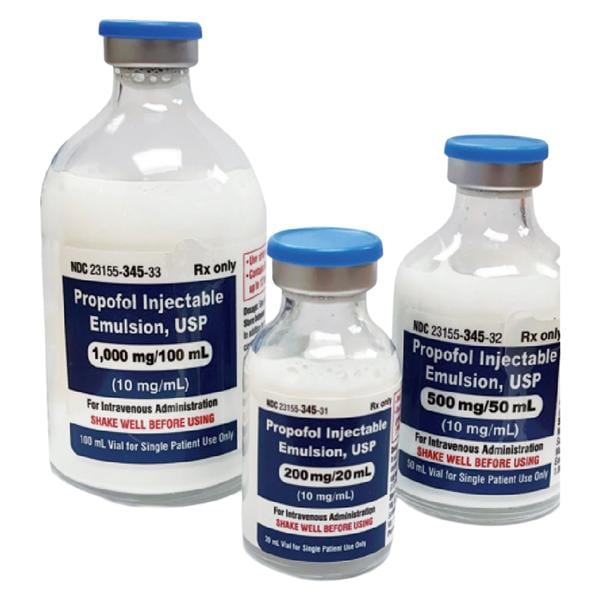 Propofol Injection 10mg/mL SDV 20mL 20/Bx