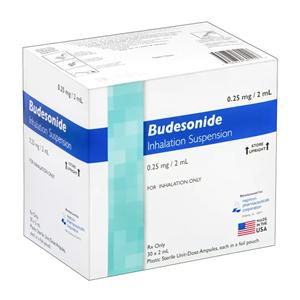 Budesonide Inhalation Suspension 0.25mg Ampule 2mL 30/Bx