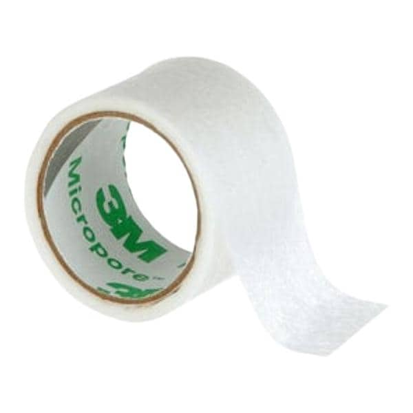 Micropore Surgical Tape Paper 1"x3.5yd White Non-Sterile 80/Bx, 5 BX/CA