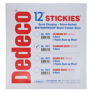 Stickies Model Trimmer Discs Velcro Backed Standard 4/Bx