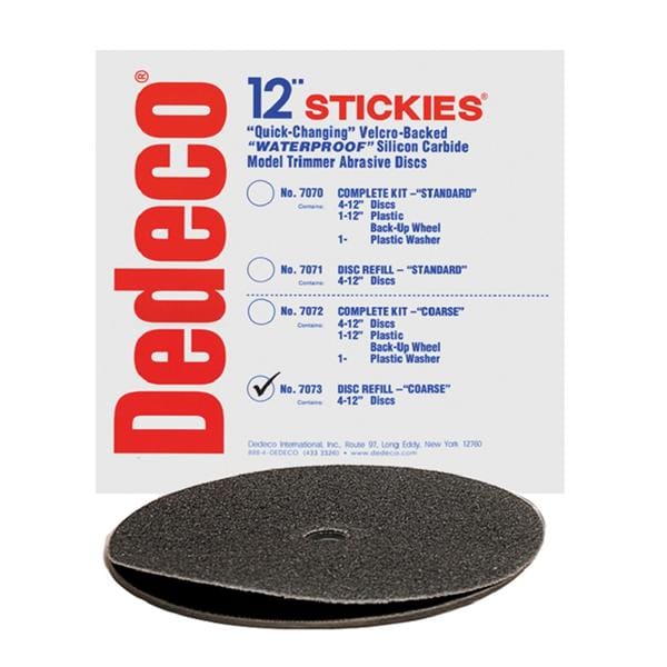 Stickies Model Trimmer Discs Velcro Backed Coarse 36 4/Bx