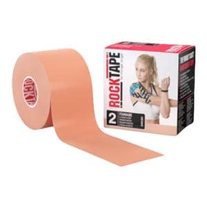 RockTape Kinesiology Tape 97% Cotton/3% Nylon 2"x16.4' Beige Ea