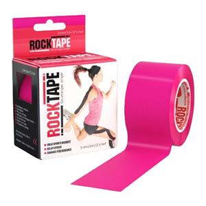 RockTape Kinesiology Tape 97% Cotton/3% Nylon 2"x16.4' Pink Ea